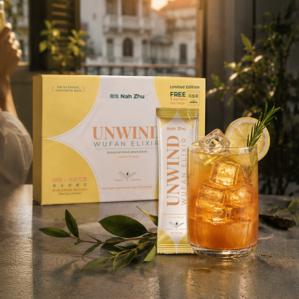 UNWIND Wufan Elixir · Lemon Flavour